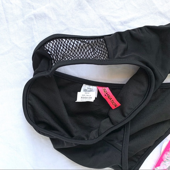 Bikini Nation Black Bikini Bottoms XS NWT - Picture 6 of 6